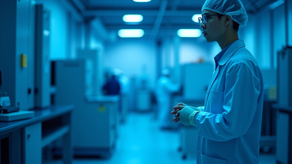 Semiconductor manufacturing equipment in clean room facility